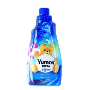 نرم کننده یوموش اکسترا Yumoş Extra آبی با رایحه گل لیلیوم حجم 1440 میلی